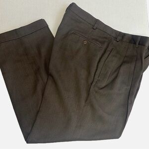Men's Brown Perry Ellis Dress Pants